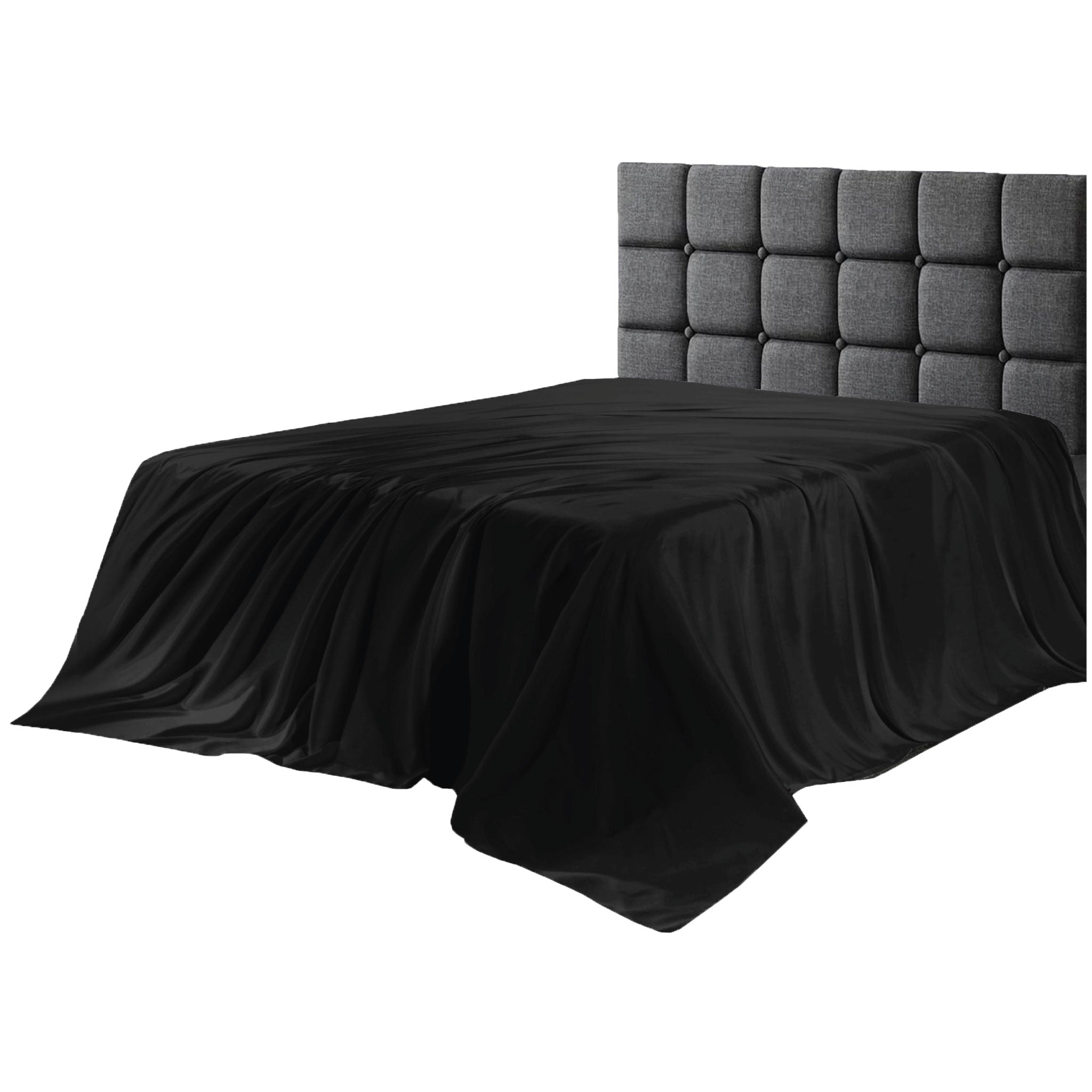 Siesta Zen 100% Egyptian Cotton Flat Bed Sheet 300 Thread Count Percale Weave, Soft, Breathable & Hotel Quality Bedding