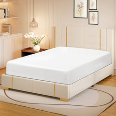 Siesta Zen 100% Egyptian Cotton Sateen 800 Thread Count Fitted Sheet 40cm Deep Pocket Hotel Quality