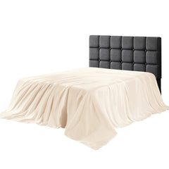 100% Cotton Sateen 400 Thread Count Flat Bed Sheet  Soft & Breathable Luxury Top Sheet Wrinkle-Resistant Hotel Bedding Smooth Finish & Easy Care