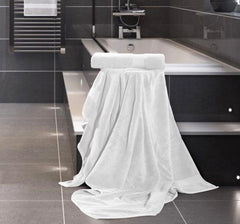 Siesta Zen Jumbo Bath Towels (Pack of 2) 600 GSM, 100% Combed Cotton, Extra Large 90x180cm, Ultra-Absorbent, Soft Hotel Quality with Jacquard Border